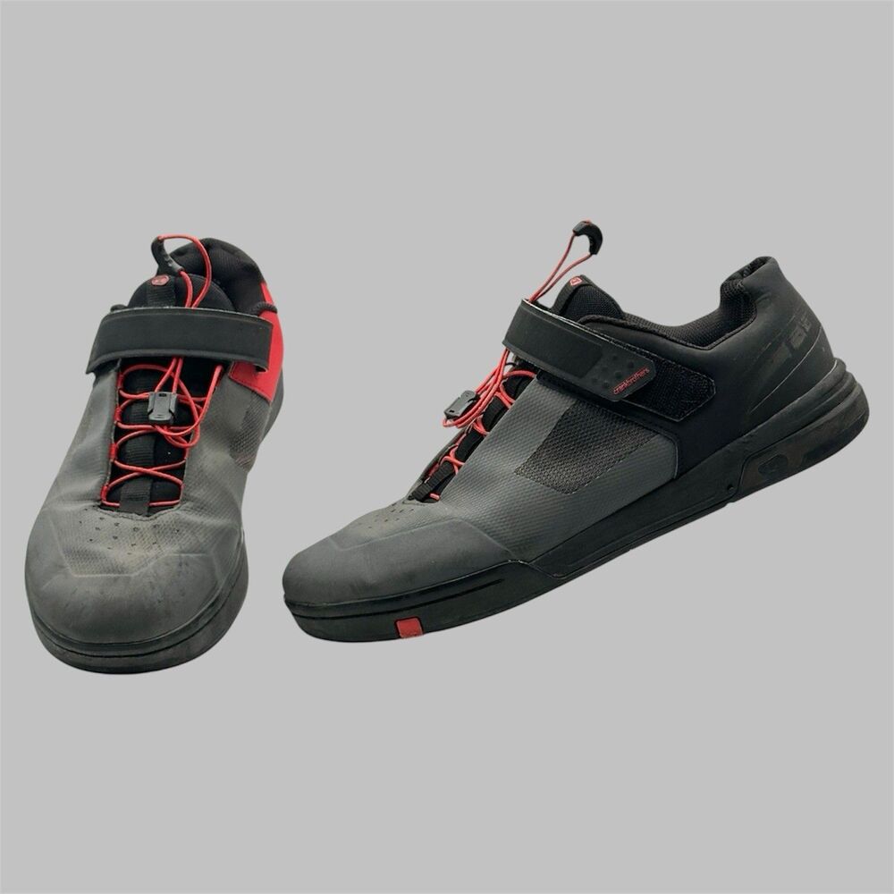 Crankbrothers Stamp Street Lace MTB Shoes Grey Red Men’s Size Size 12 US / 46 EU